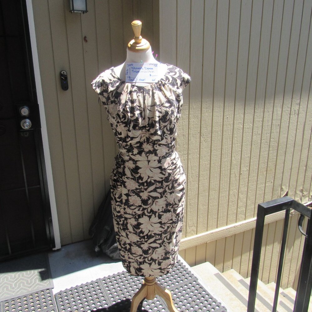 #268. NEW WOMEN'S PRINT DRESS BY MONSOON  (SIZE 14US / 18UK)